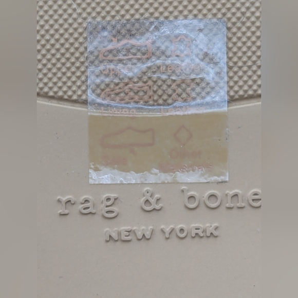 RAG & BONE SLAYTON SANDAL ANKLE ITALIAN LEATHER GOLDEN BROWN 38.5 - Picture 6 of 8